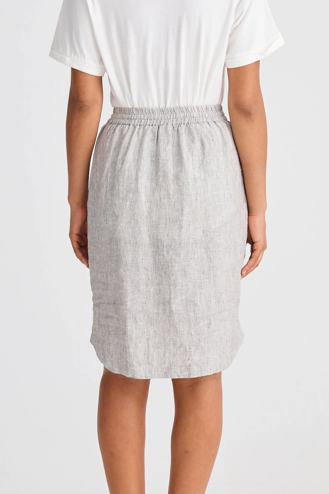 Shanty Khari Skirt in Charcoal Fleck