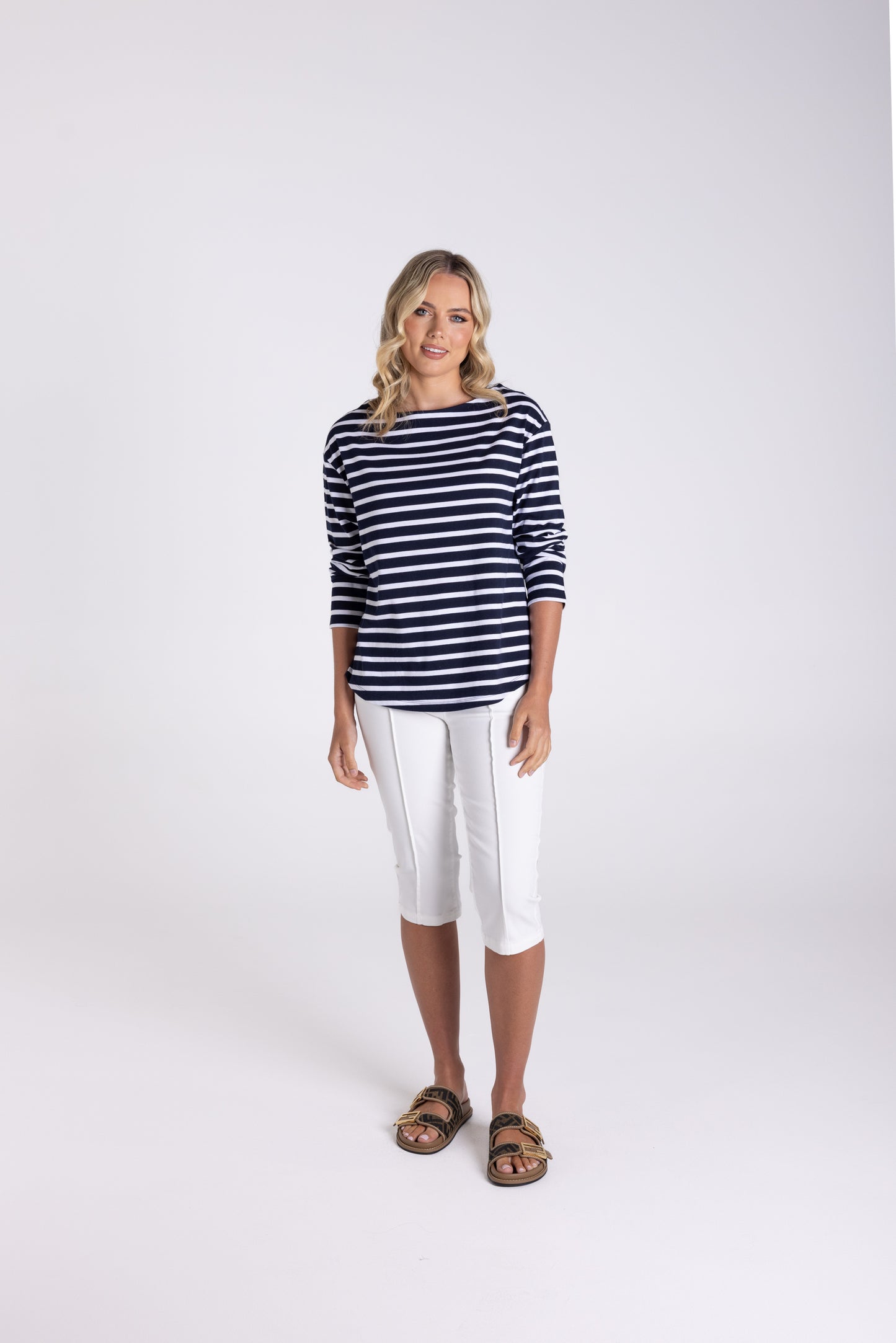 Two T's Sateen Capri Pant