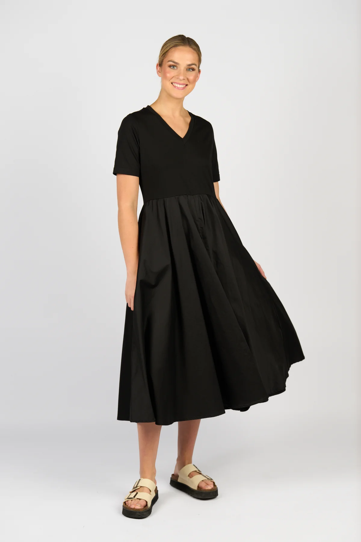 Vassalli T-Shirt Dress Black
