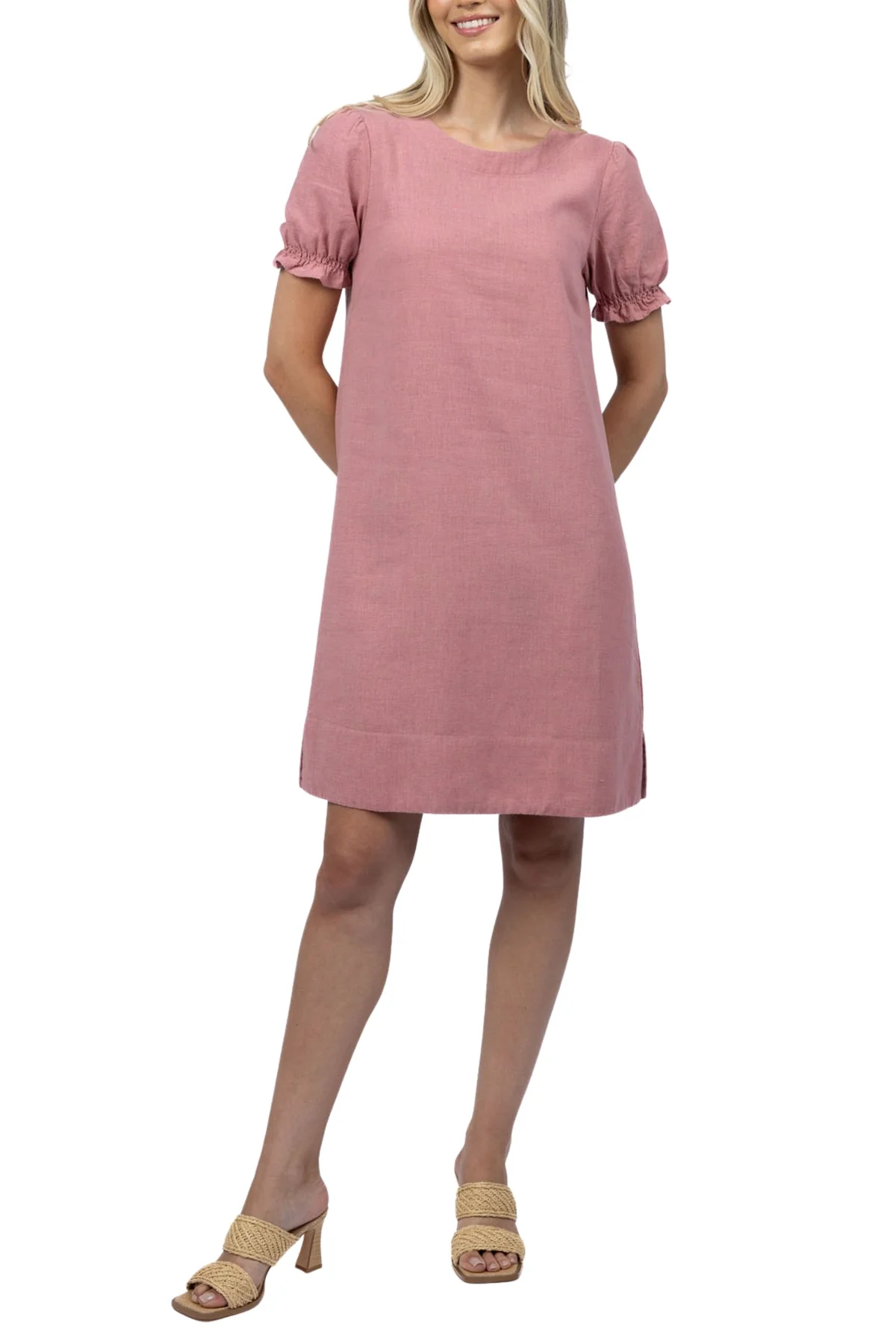 Sana Shift Dress in Rose