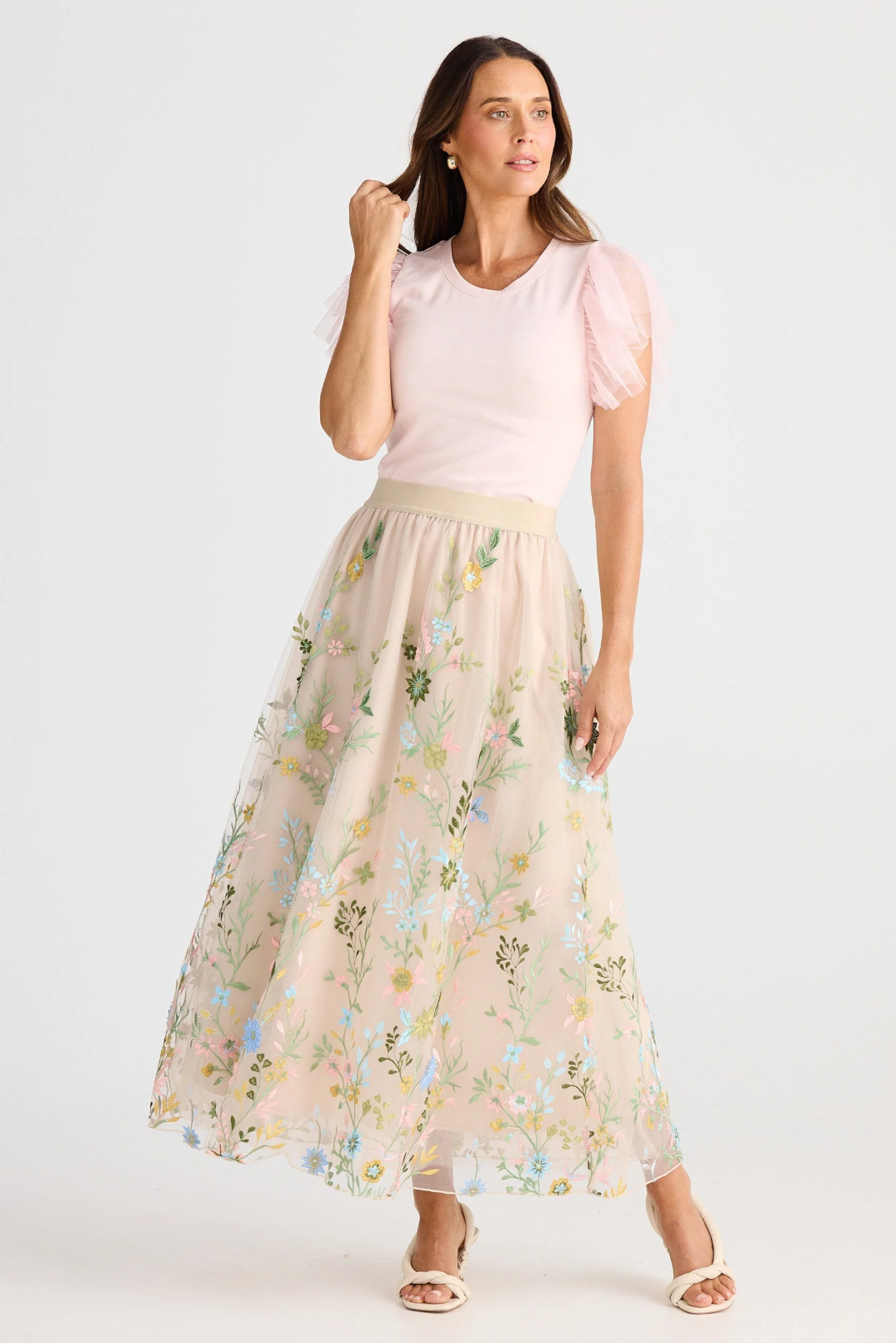 Enchanted Skirt with Embroidery