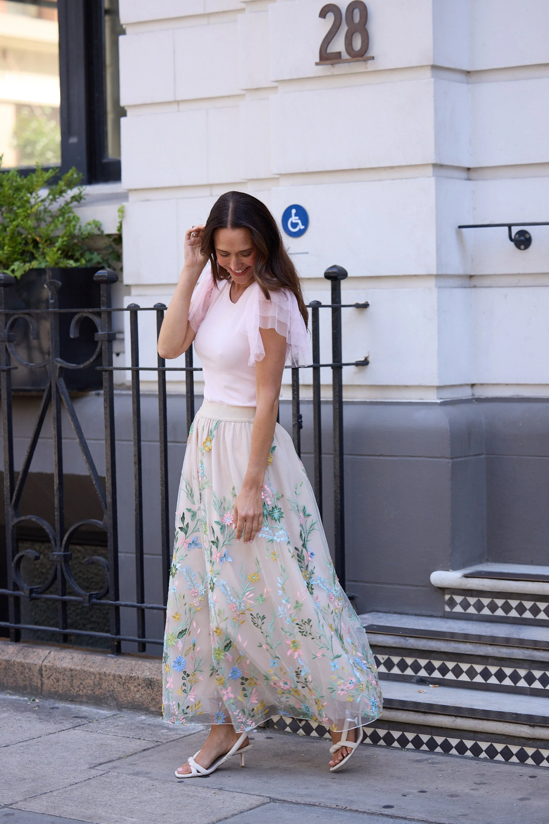 Enchanted Skirt with Embroidery