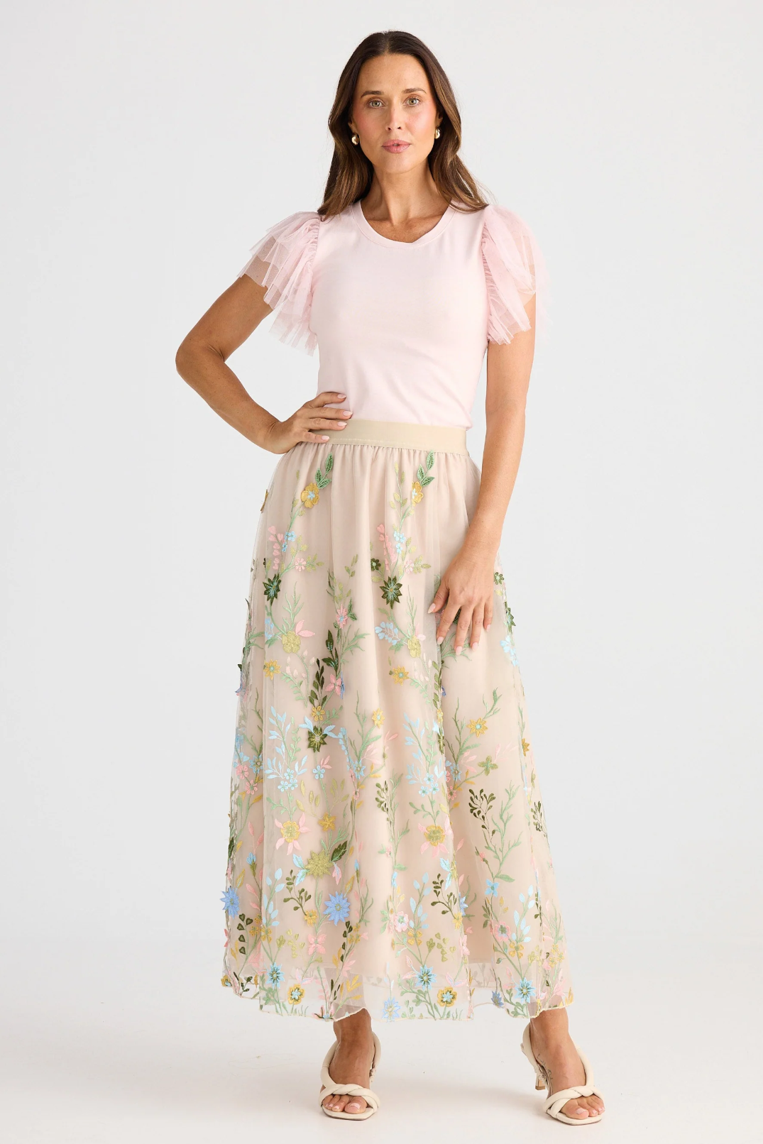 Enchanted Skirt with Embroidery