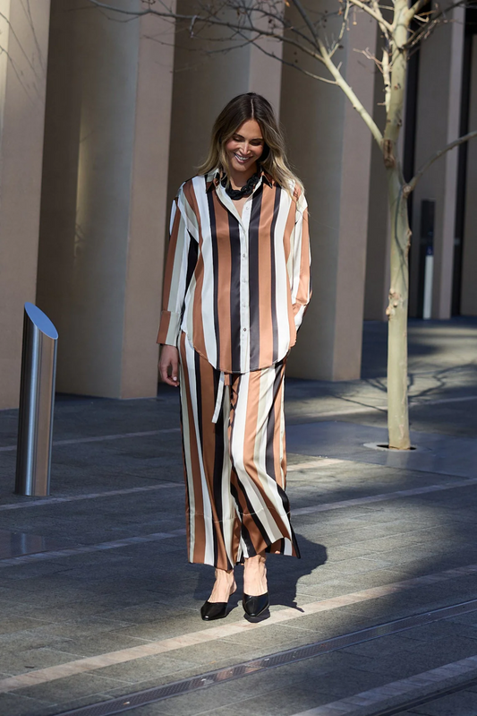 Brave & True Astrid Pant in Oakley Stripe