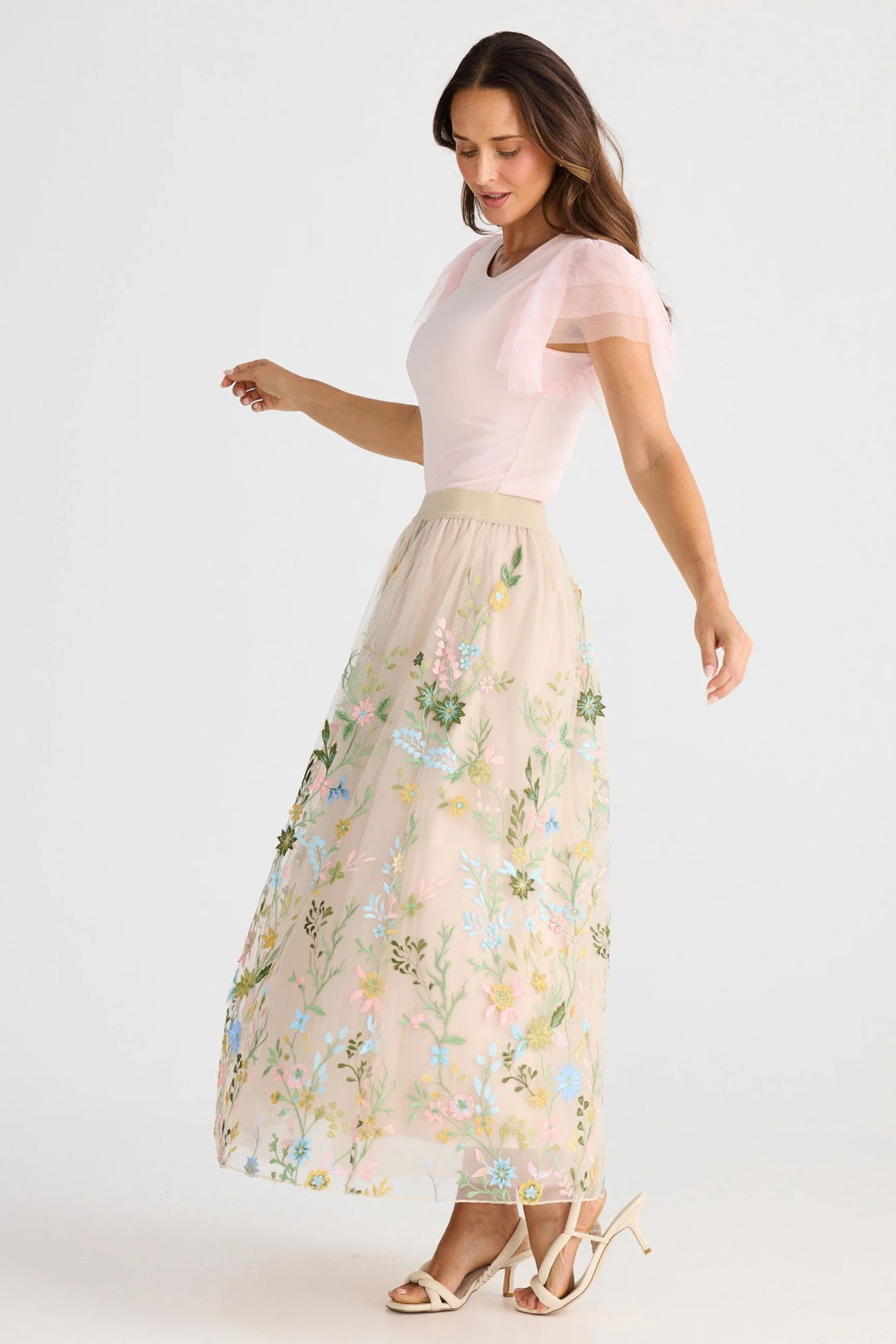 Enchanted Skirt with Embroidery