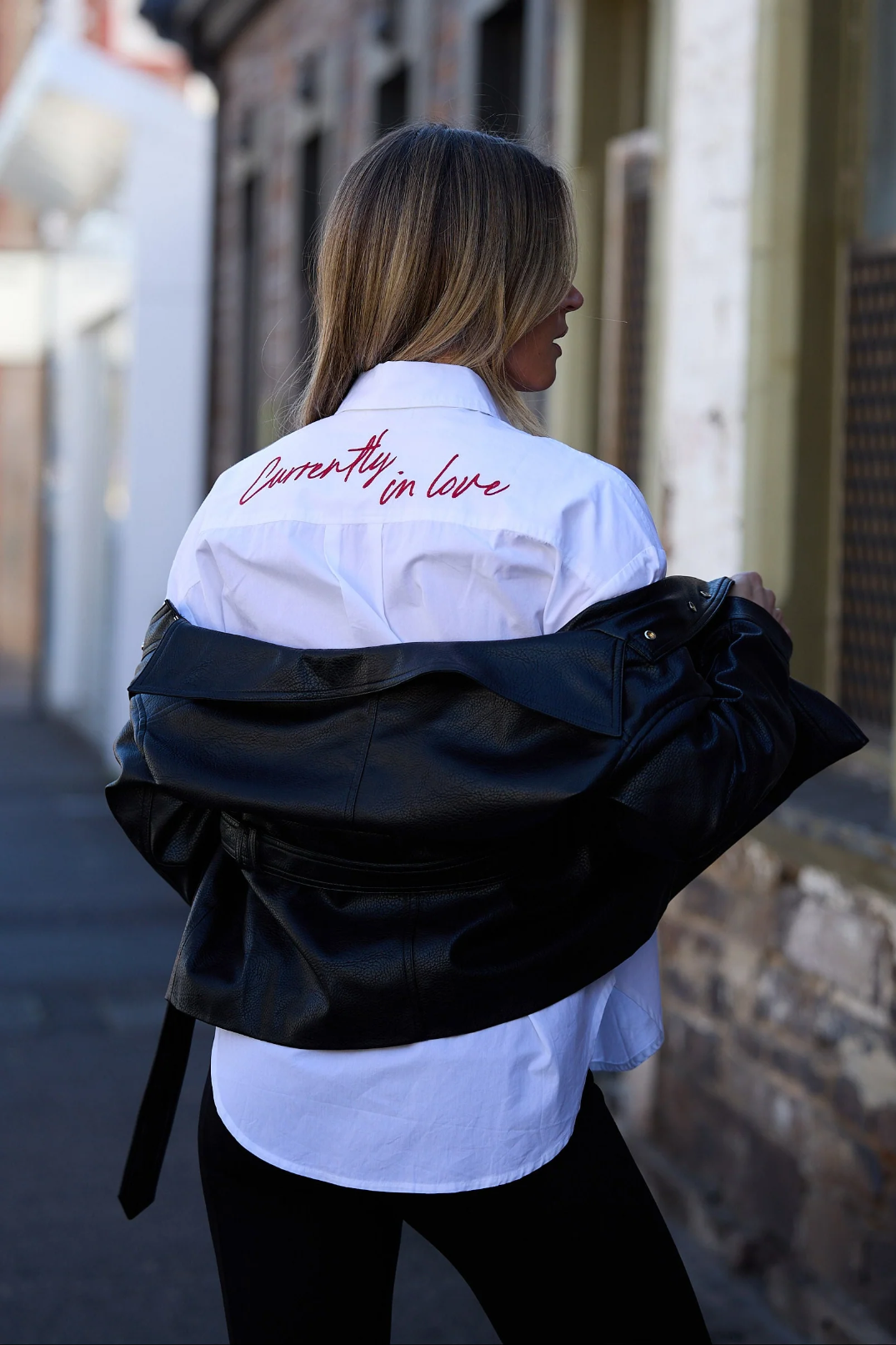 Brave & True Thea Shirt | White in Love