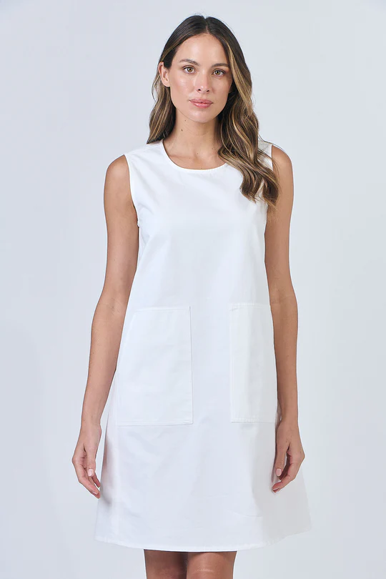 Naturals GA629 Dress in Salt