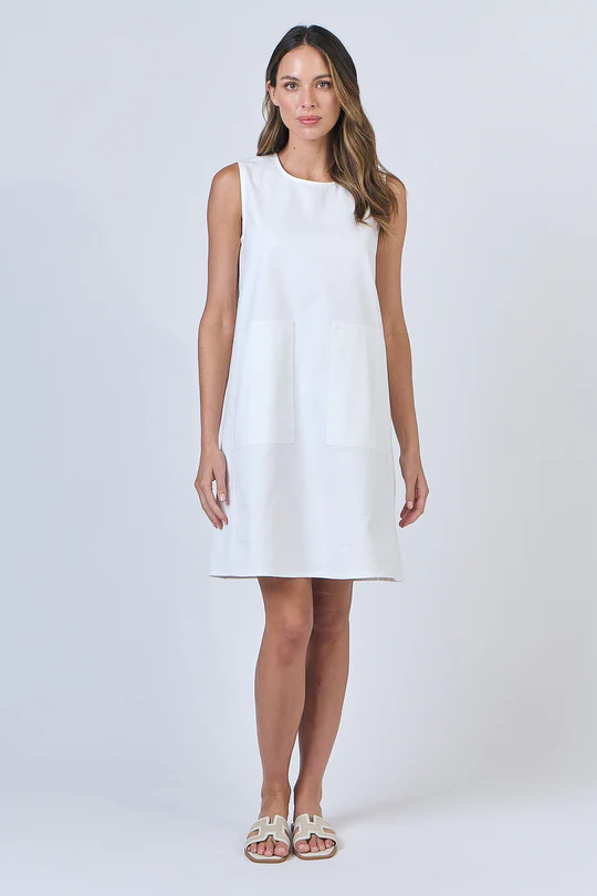 Naturals GA629 Dress in Salt