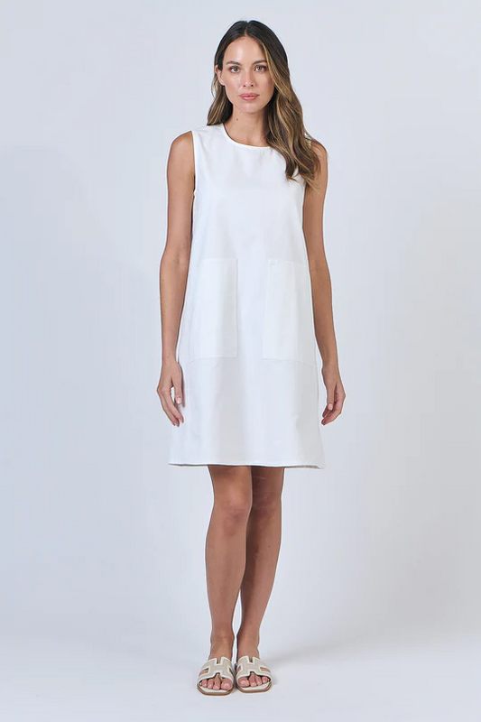 Naturals GA629 Dress in Salt