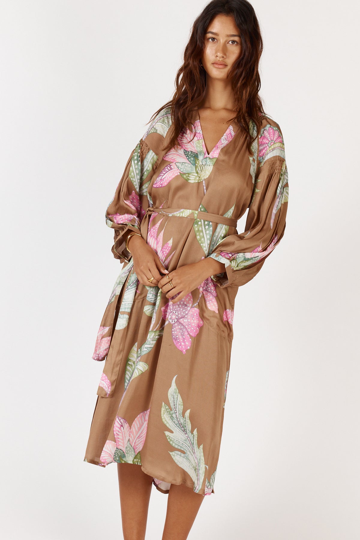 Ruby Yaya Ubud Maxi Dress in Mocha