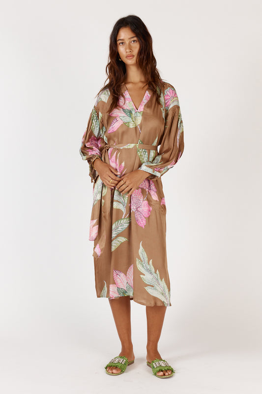 Ruby Yaya Ubud Maxi Dress in Mocha