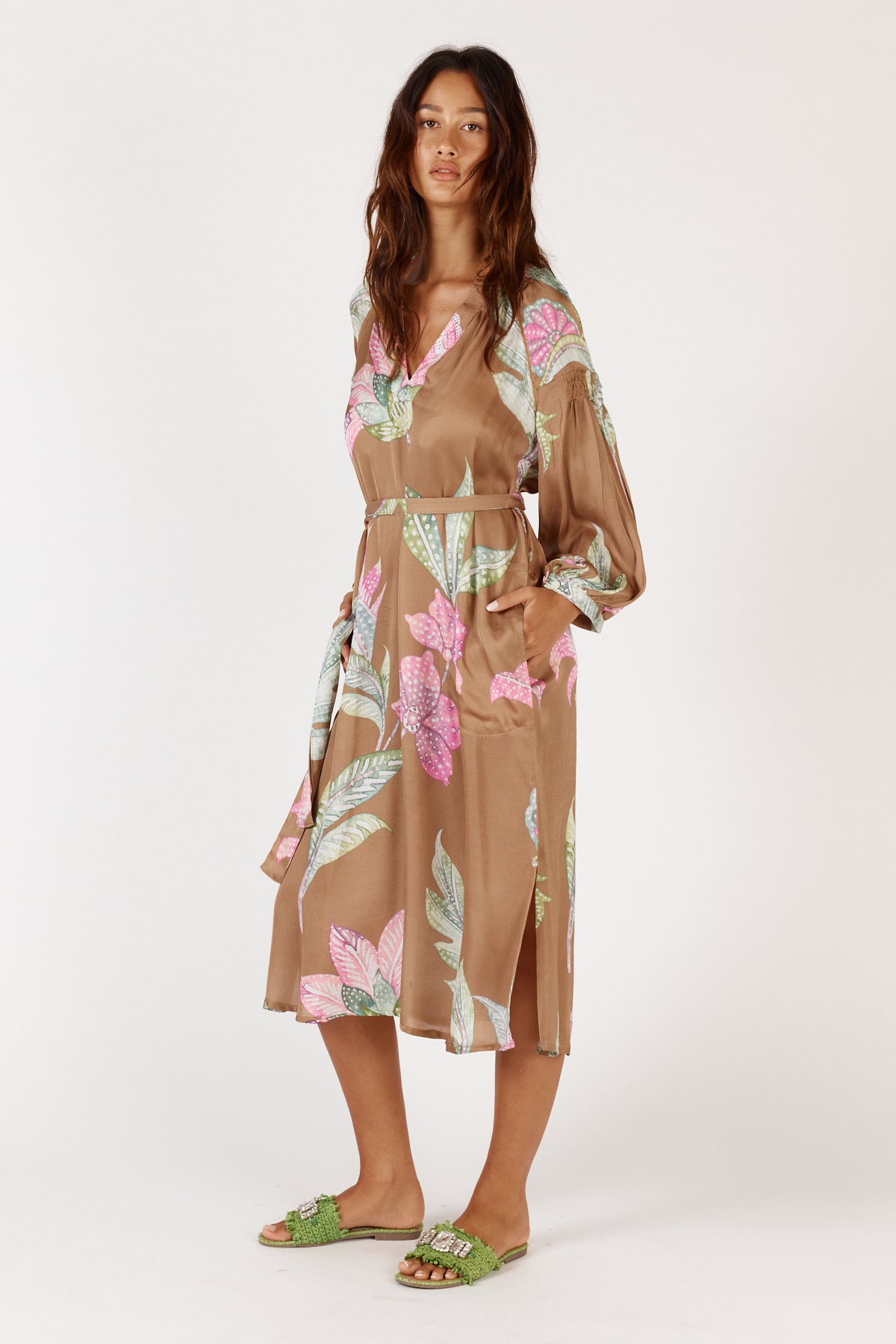 Ruby Yaya Ubud Maxi Dress in Mocha